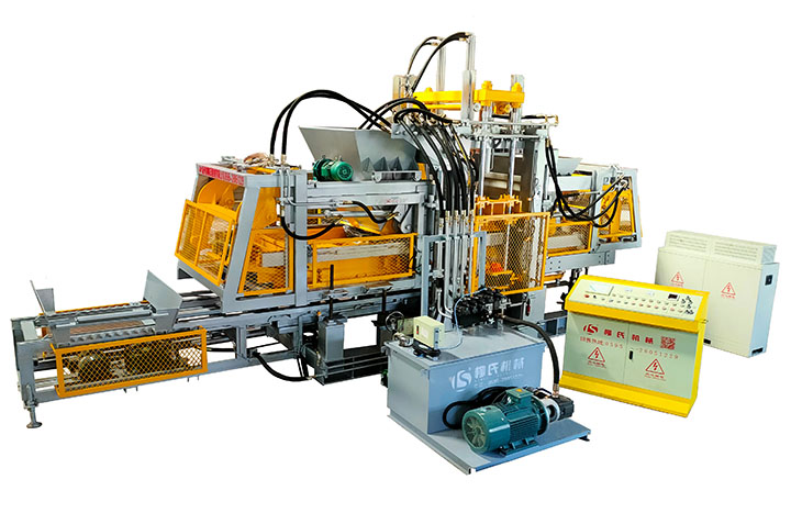 LS—?dú)W版系列PC仿石磚機(jī)、透水磚機(jī)、路沿石磚機(jī)等多功能一體機(jī)