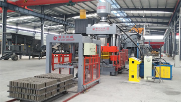 液壓磚機處理固廢、泥巴磚