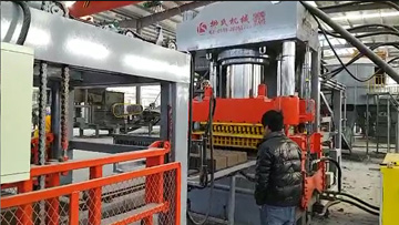 液壓磚機處理固廢、泥巴磚